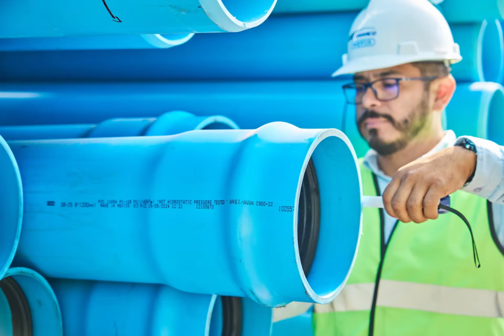 tubería PVC C-900 para redes contra incendio